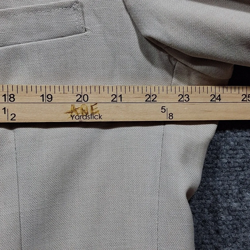 Johnny‎ Bench MVP Collection Mens 50L Tan Blazer Gold Crest Buttons Sport Coat